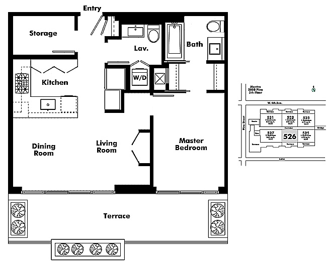 Floor plan 526