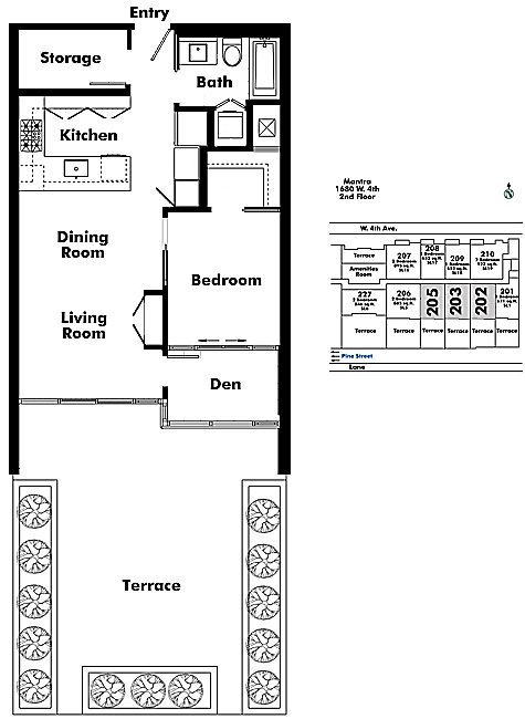 Floor plan 205