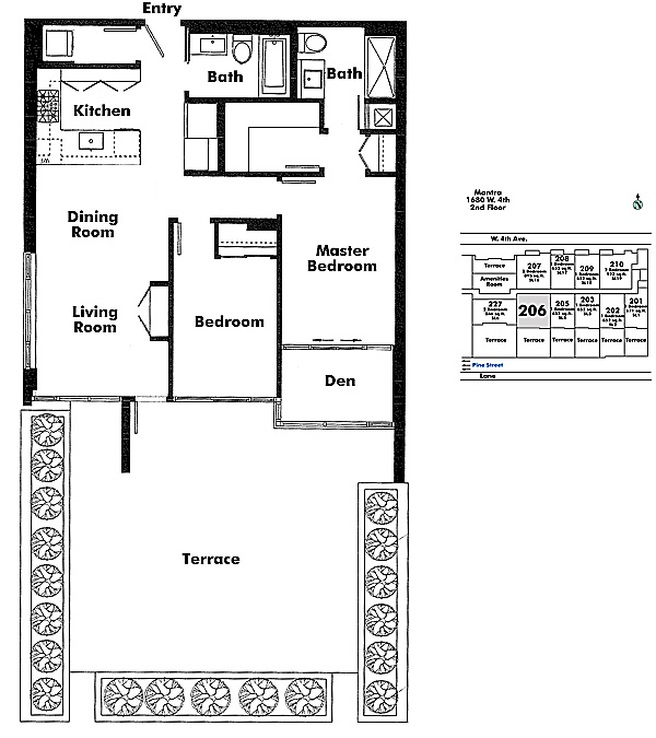 Floor plan 206
