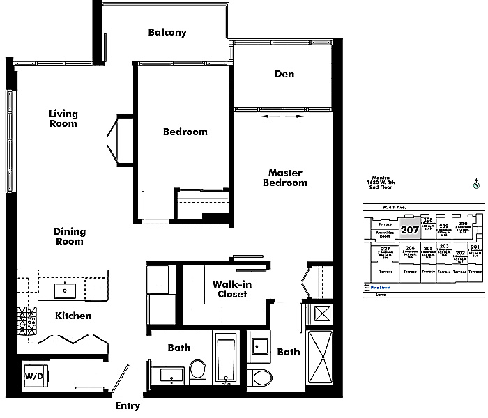 Floor plan 207