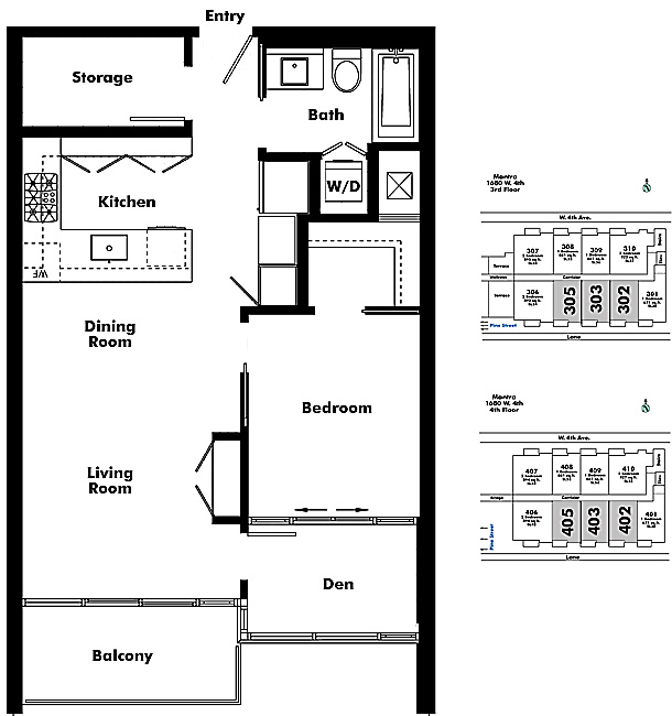 Floor plan 405