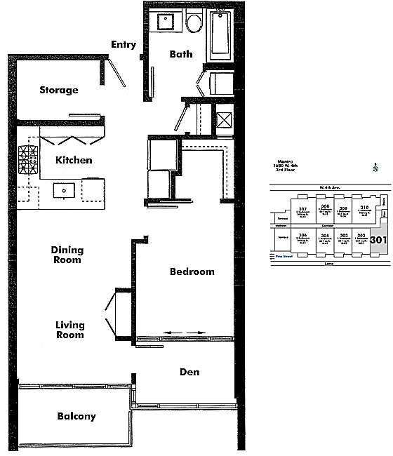 Floor plan 301