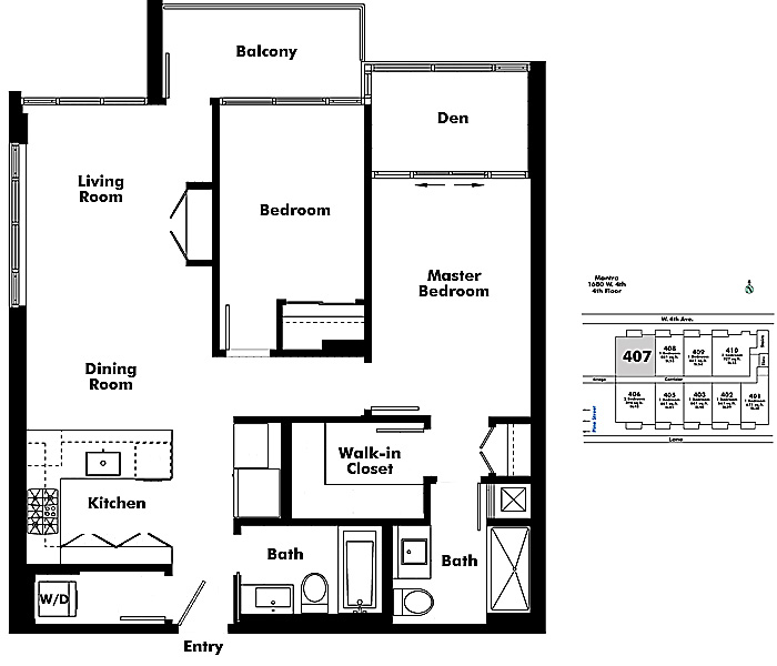 Floor plan 407