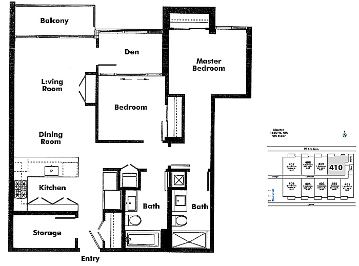 Floor plan 410