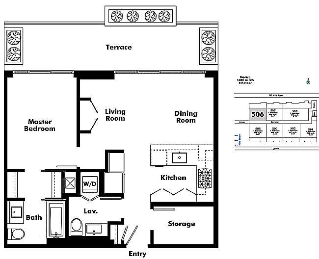 Floor plan 506