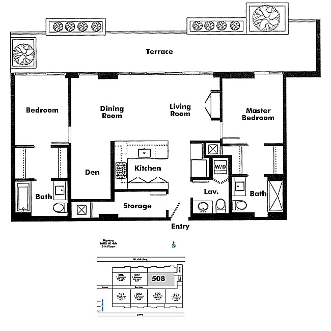 Floor plan 508