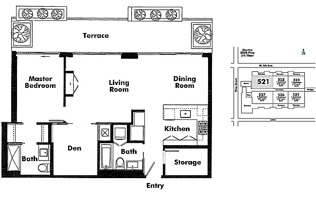 Floor plan 521