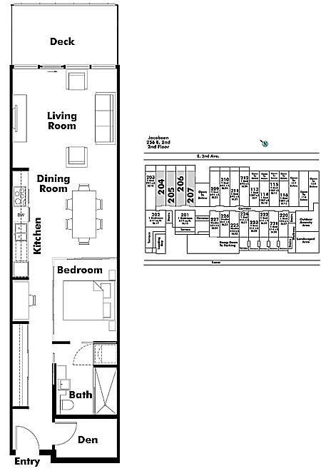 Floor plan 206