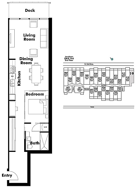 Floor plan 419