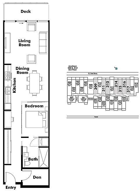 Floor plan 309