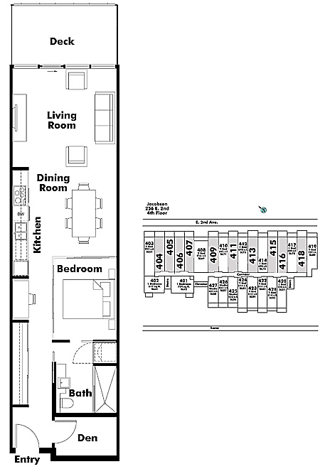 Floor plan 405