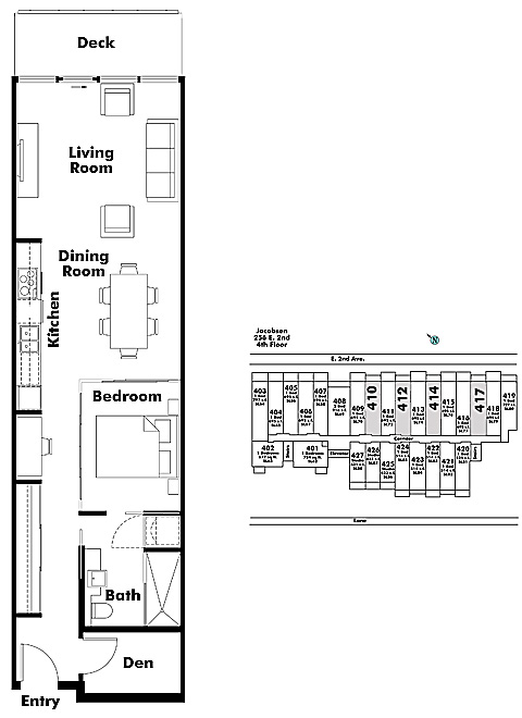 Floor plan 417