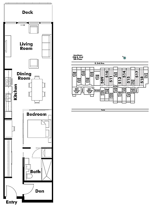 Floor plan 511