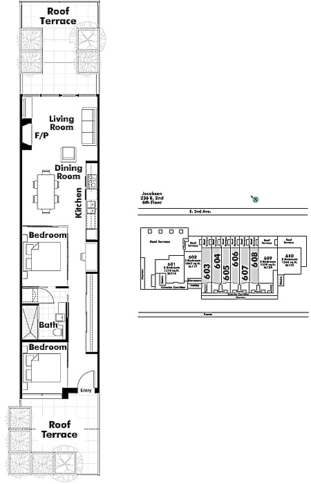 Floor plan 604