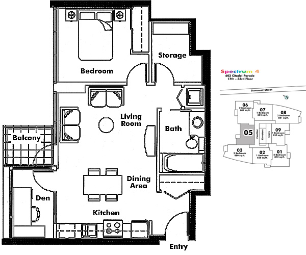 Floor plan 705