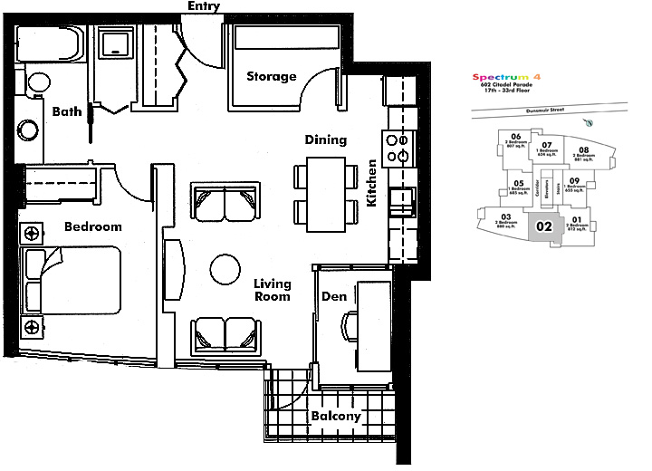 Floor plan 602