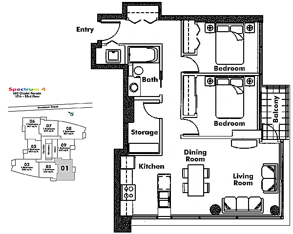 Floor plan 2101
