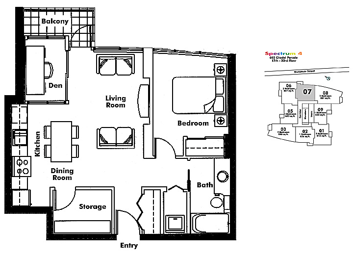 Floor plan 2107