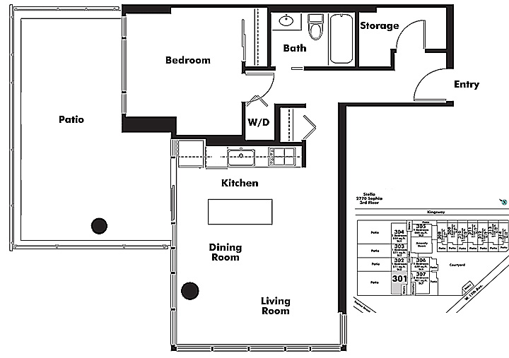 Floor plan 301