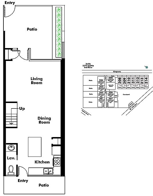 Floor plan 308