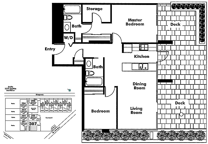 Floor plan 307