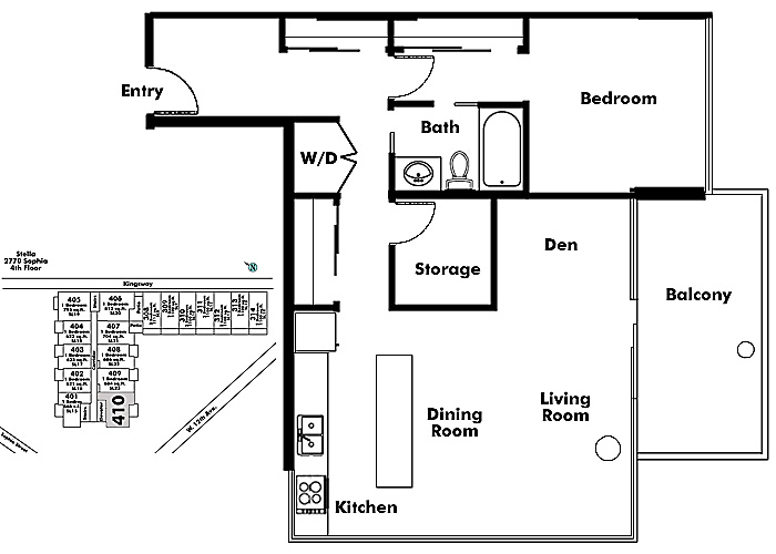 Floor plan 410