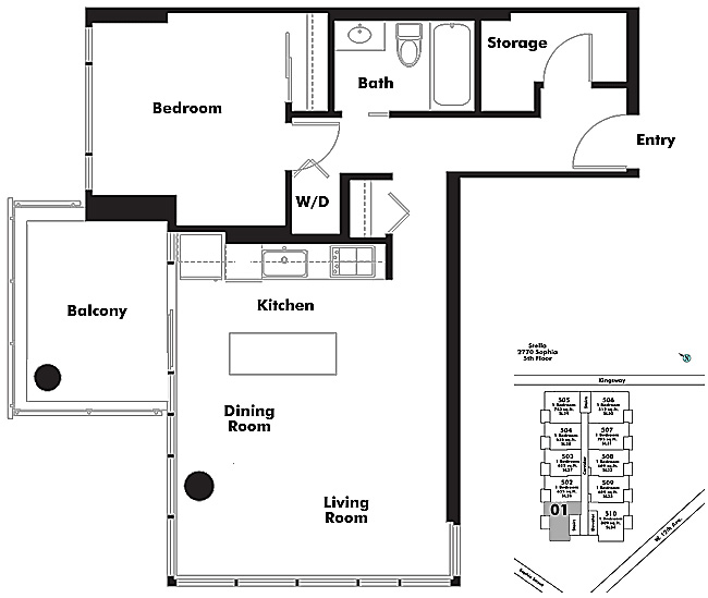 Floor plan 801