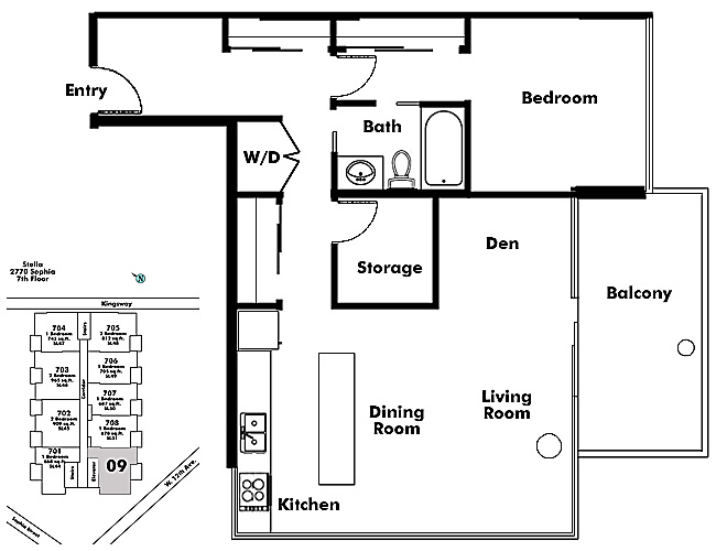 Floor plan 809