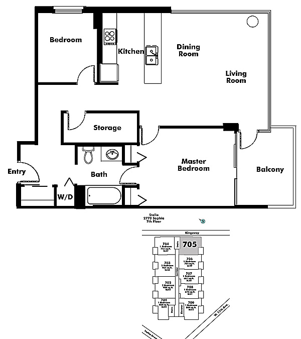 Floor plan 705