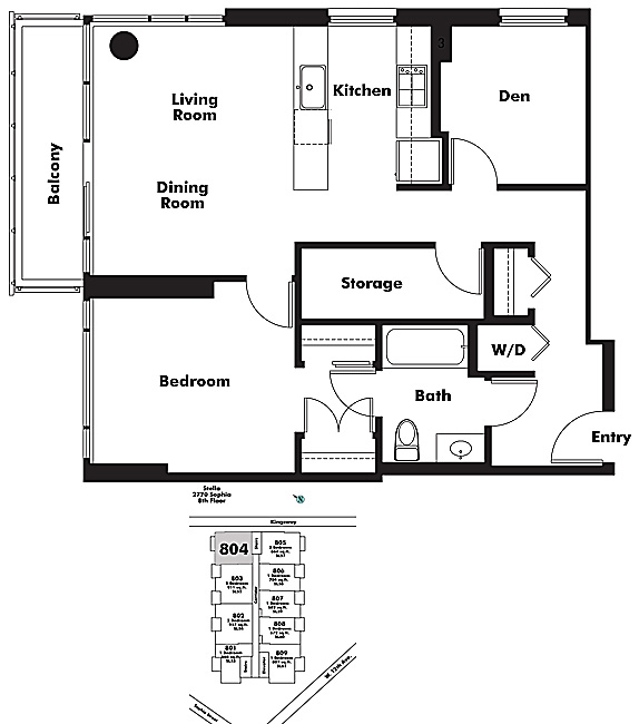 Floor plan 804