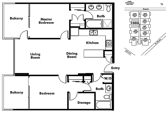 Floor plan 1003