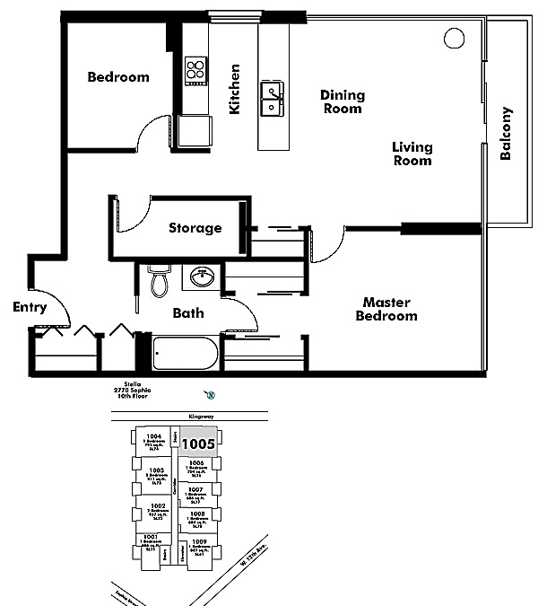 Floor plan 1005
