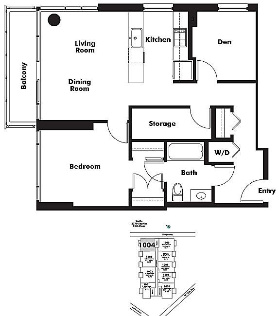 Floor plan 1004