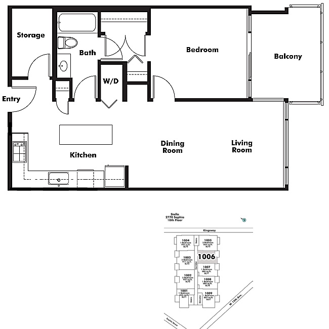 Floor plan 1006