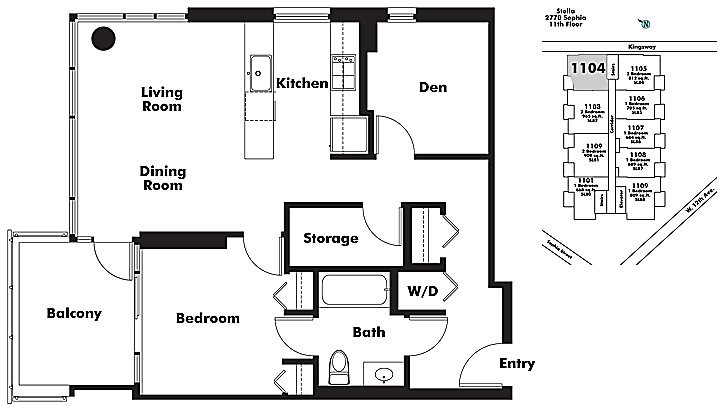 Floor plan 1104