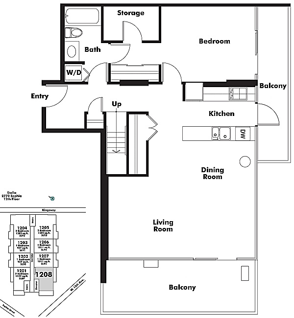 Floor plan 1208