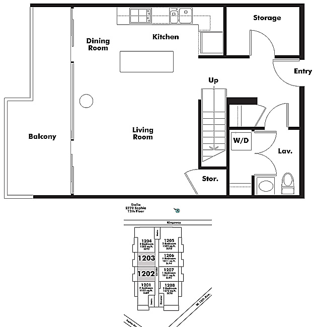 Floor plan 1203