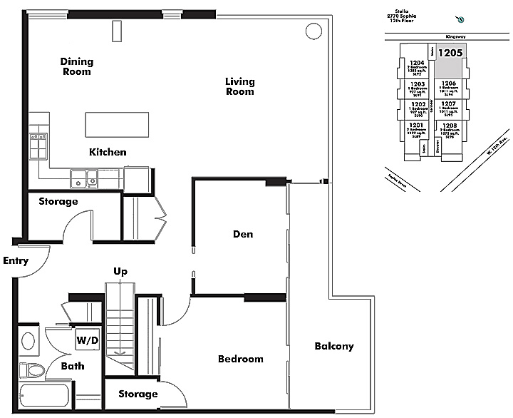 Floor plan 1205