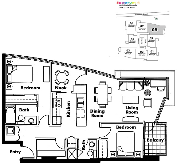Floor plan 1008