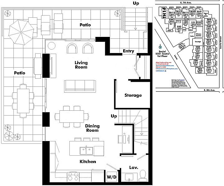 Floor plan TH114