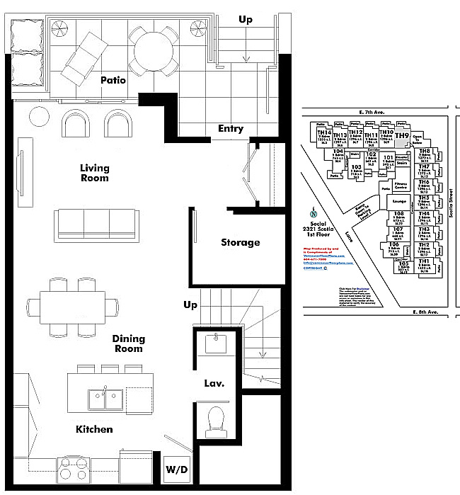 Floor plan TH109