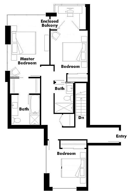Floor plan TH114