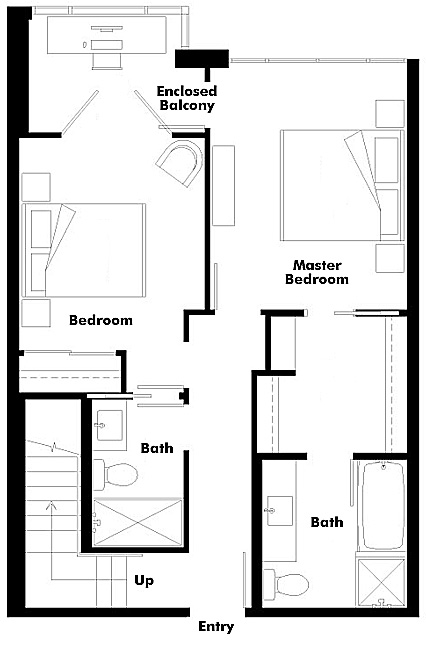 Floor plan TH110