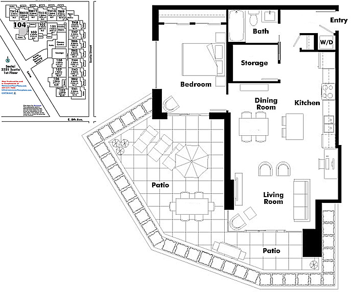 Floor plan 104