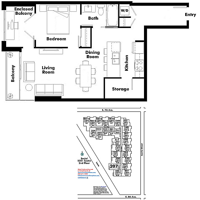 Floor plan 207