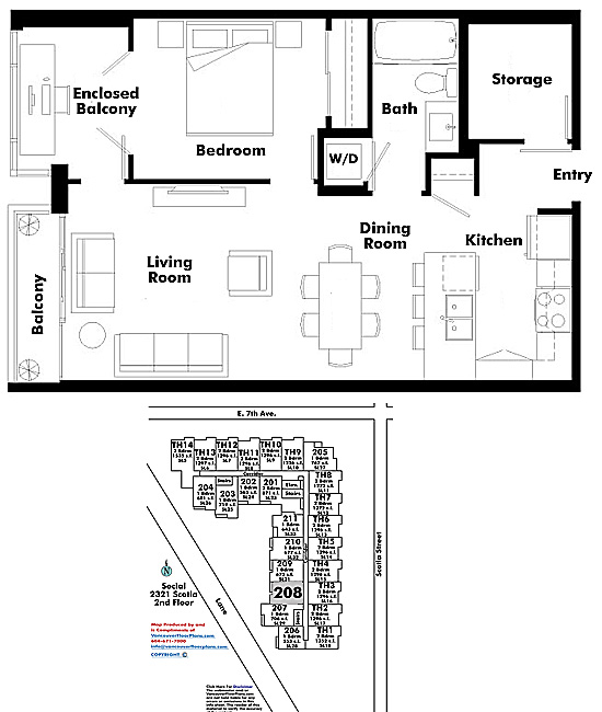 Floor plan 208