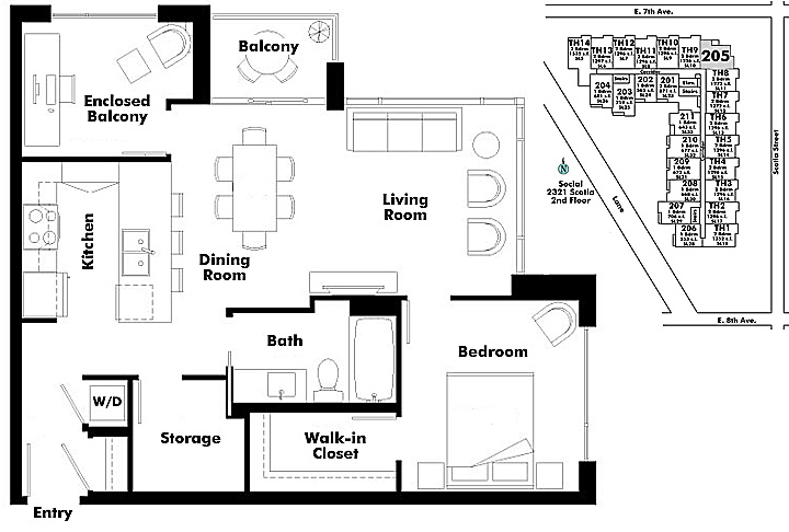Floor plan 205