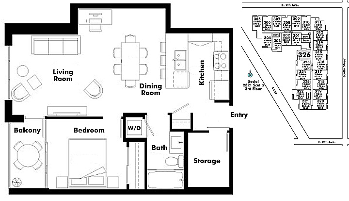 Floor plan 326