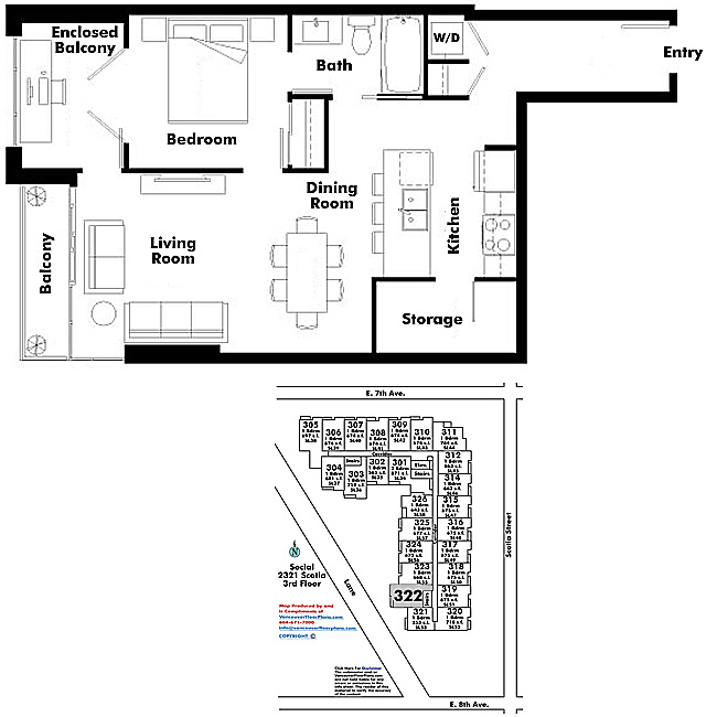 Floor plan 322