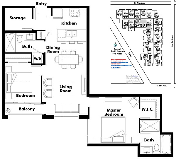 Floor plan 301